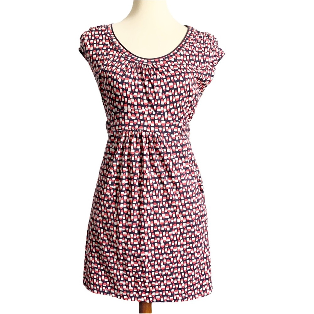 BODEN Casual Weekend Geometric Jersey Dress 6P